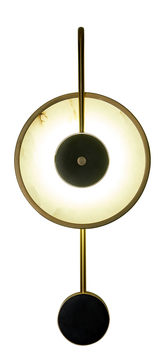 Brass & Black LED Wall Sconce - FT77W24BR