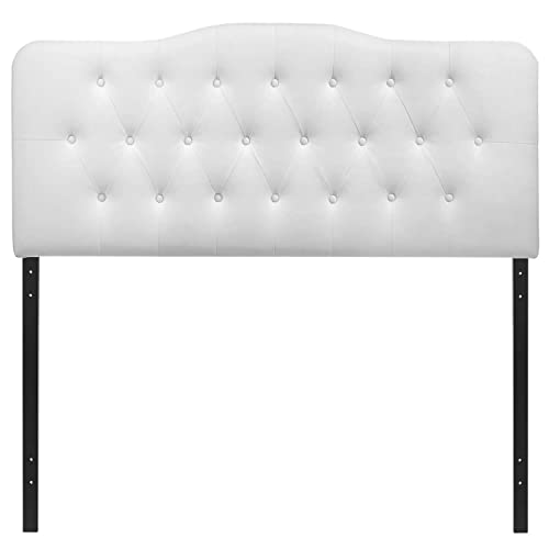 Modway Annabel Full Upholstered Vinyl Headboard in Black