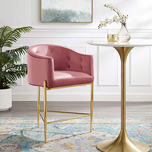 Modway Savour Tufted Performance Velvet Counter Stool
