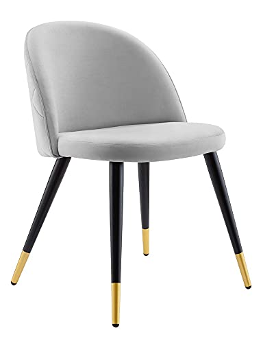 Modway Cordial Performance Velvet Dining Accent Chairs Set of 2
