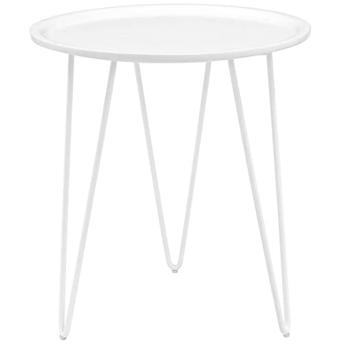 Modway Digress Mid-Century Round Side Table With Hairpin Legs