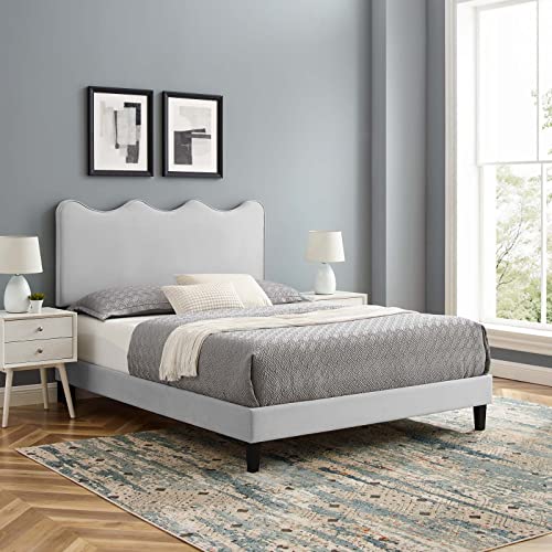 Modway Current Platform, Full, Light Gray
