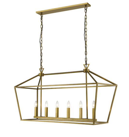 Gold Chandelier - YS6217-6P-GD
