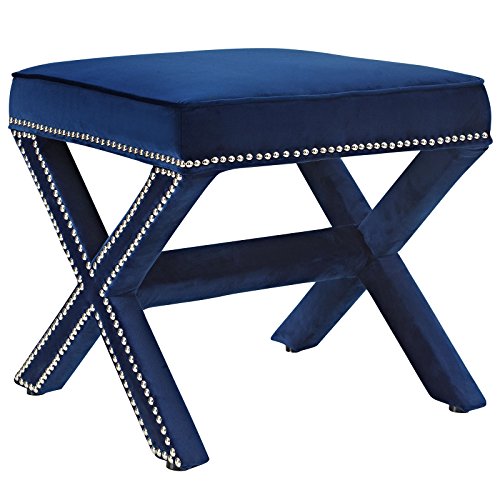 Modway Rivet Contemporary Modern Upholstered Velvet X-Base