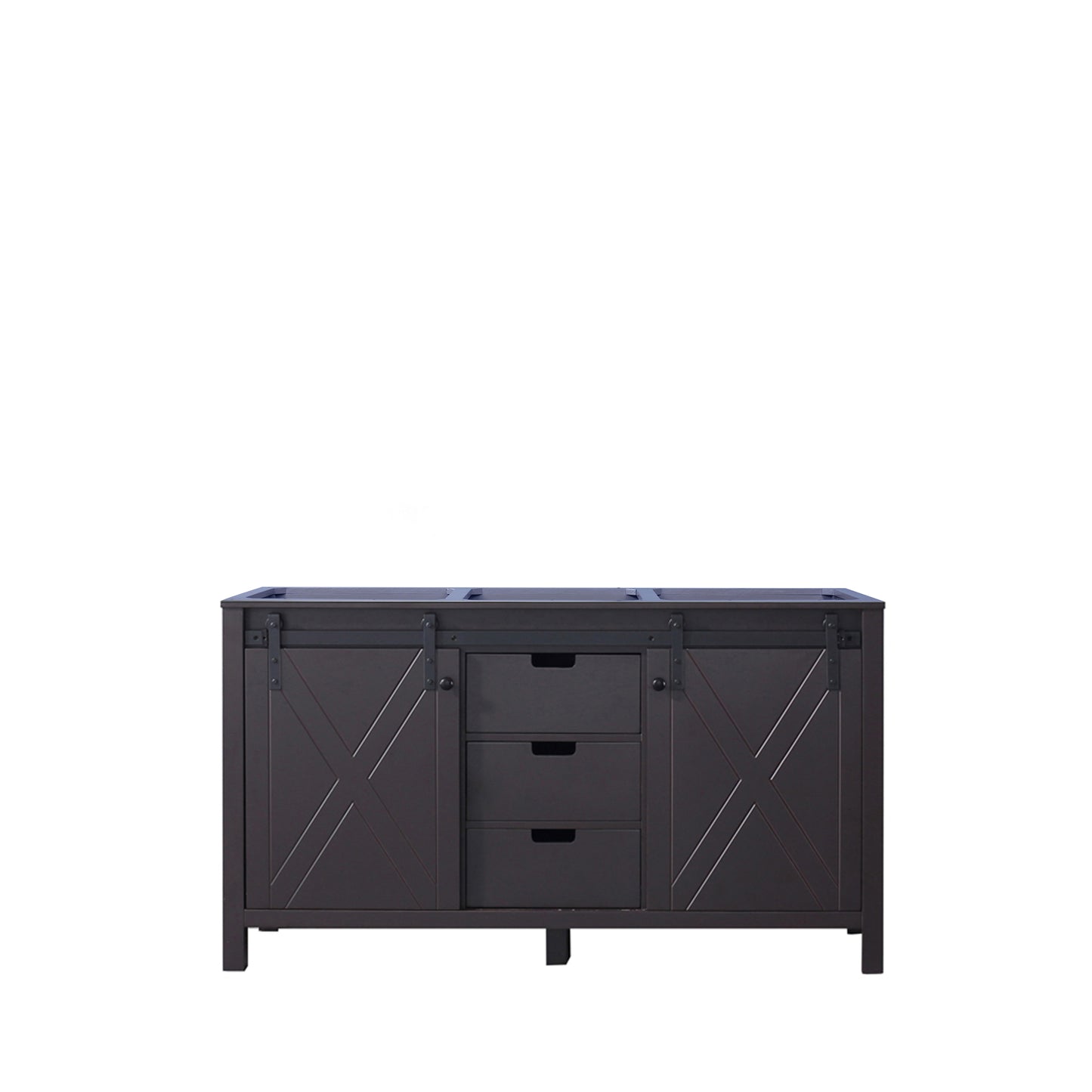 Marsyas 60" Brown Vanity Cabinet Only
