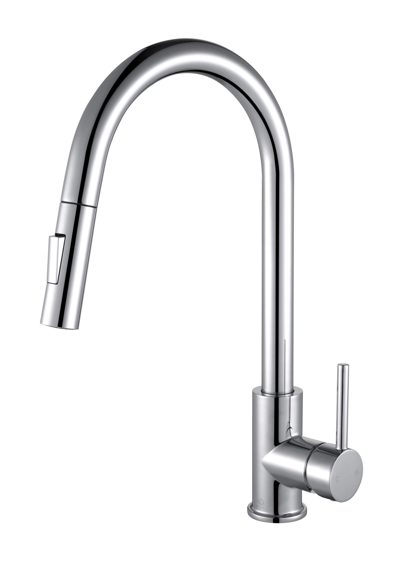 Olivi Brass Kitchen Faucet w/ Pull Out Sprayer - Chrome