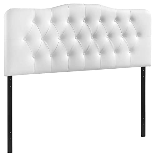 Modway Annabel Full Upholstered Vinyl Headboard in Black