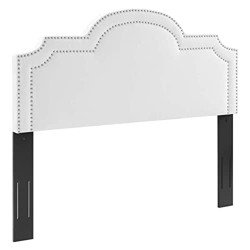 Modway Belinda Performance Velvet Twin Headboard with White Finish MOD-6568-WHI