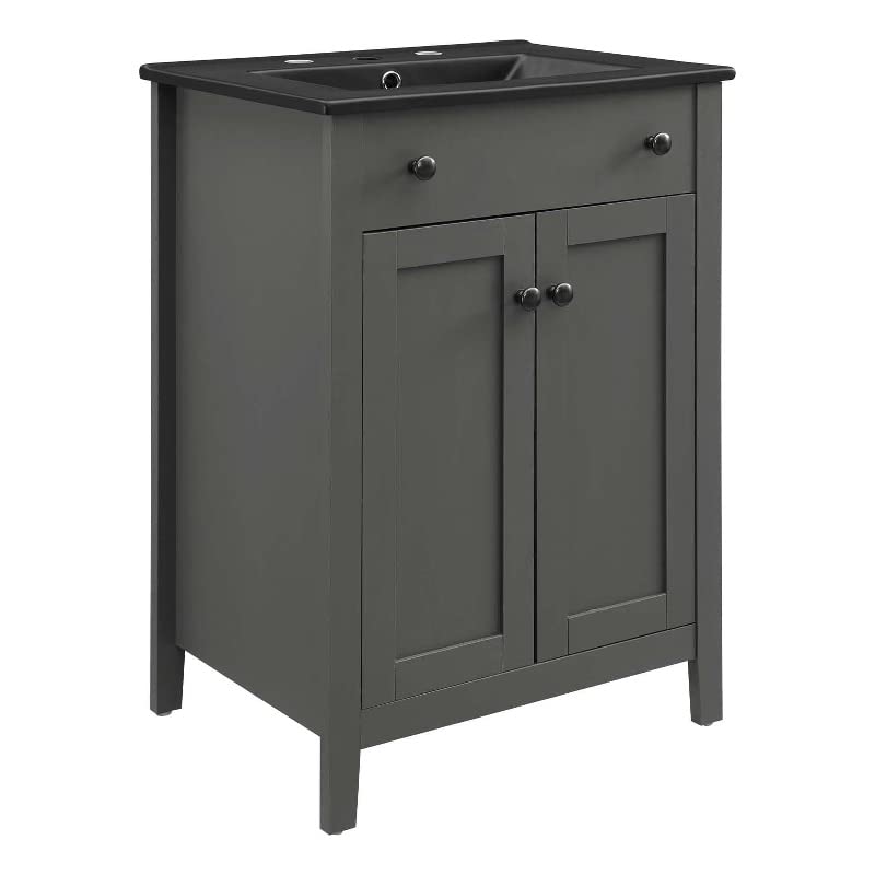 Modway Nantucket 24" Bathroom Vanity Cabinet (Sink Basin Not Included), 24 Inch