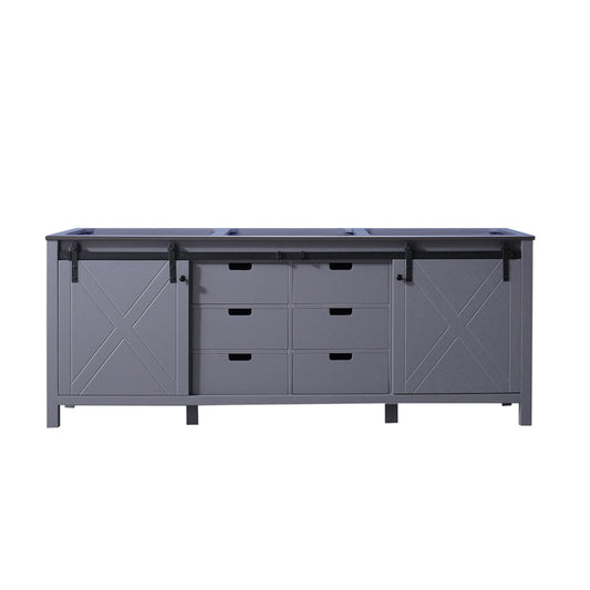 Marsyas 84" Dark Grey Vanity Cabinet Only