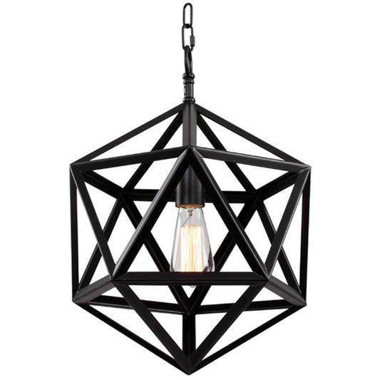Black Single Pendant Lighting - DU28