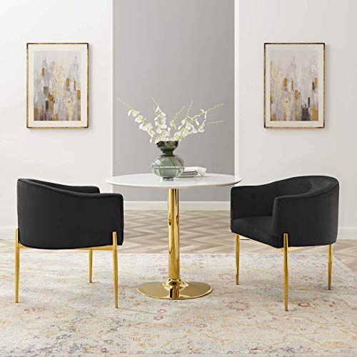 Modway Savour Tufted Performance Velvet Accent Chairs Set of 2