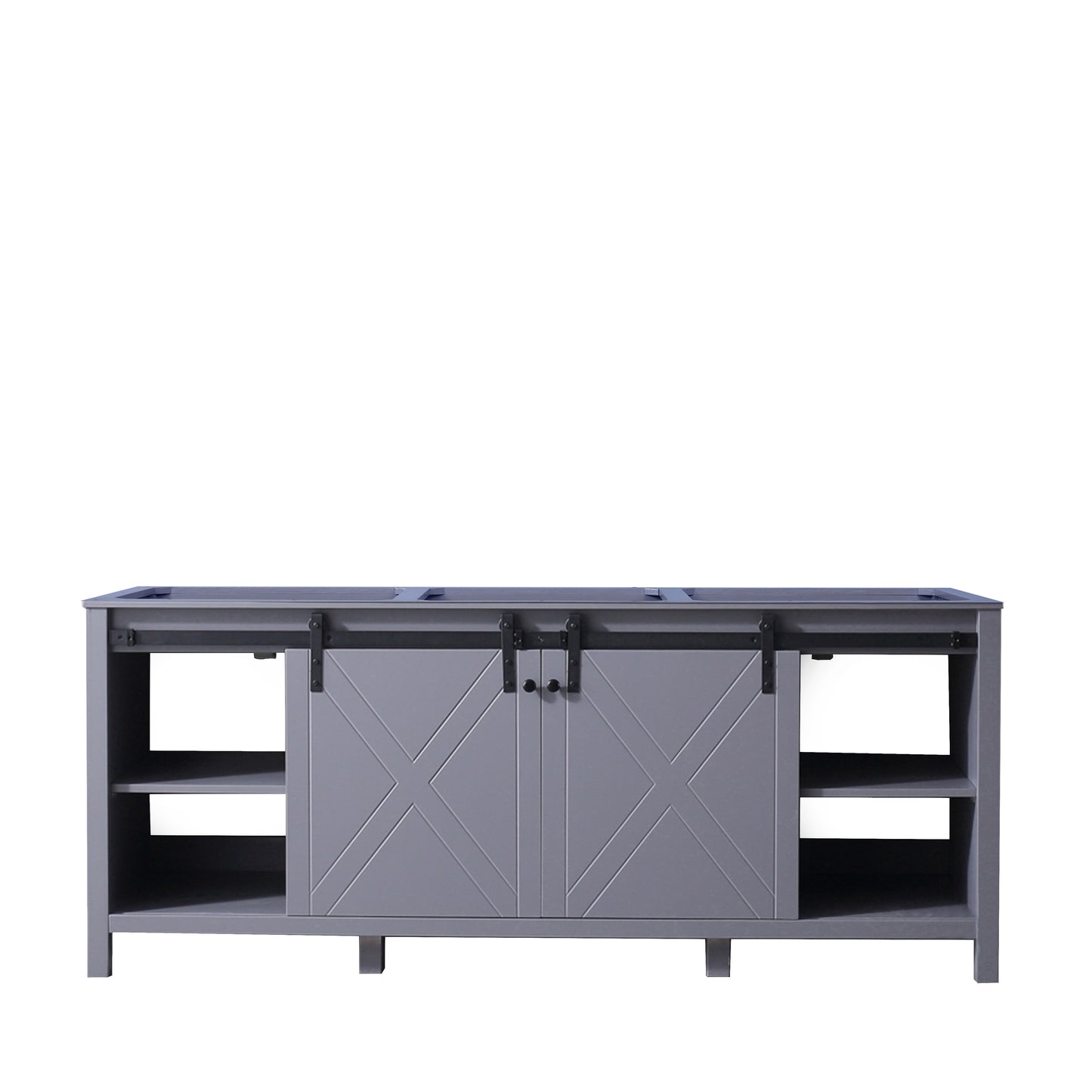 Marsyas 80" Dark Grey Vanity Cabinet Only