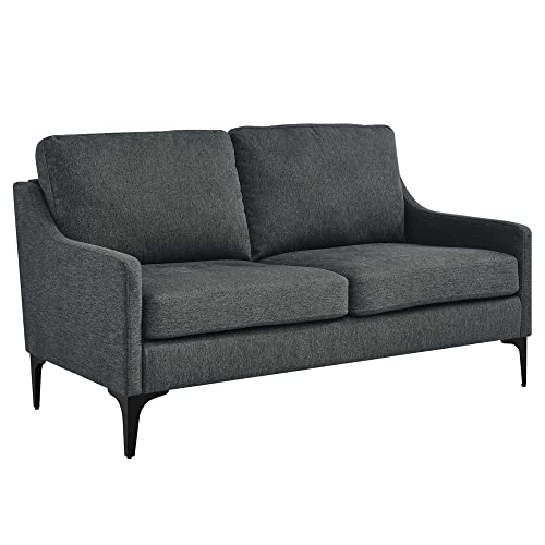 Corland Upholstered Fabric Loveseat