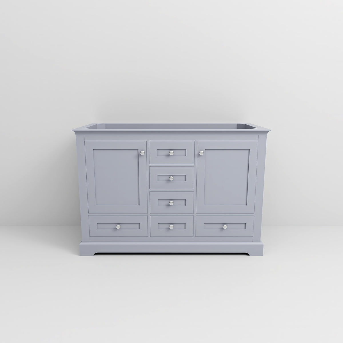 Lexora Dukes 48 in. Dark Grey Double Sink Bath Vanity