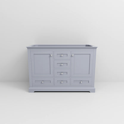 Lexora Dukes 48 in. Dark Grey Double Sink Bath Vanity