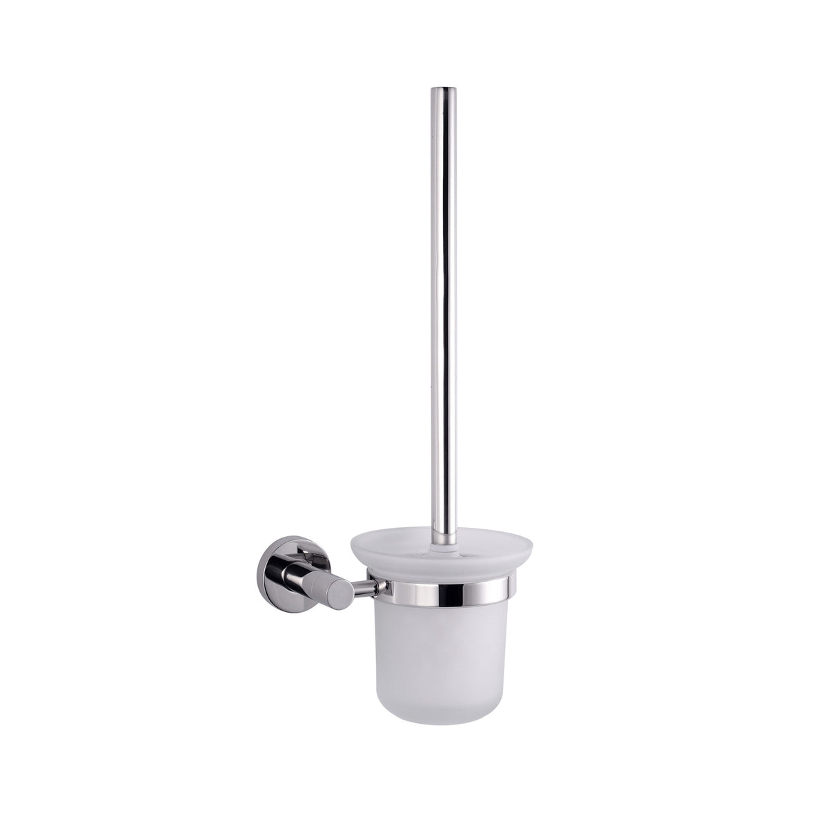 Lexora Bagno Nera Stainless Steel Toilet Brush in Chrome