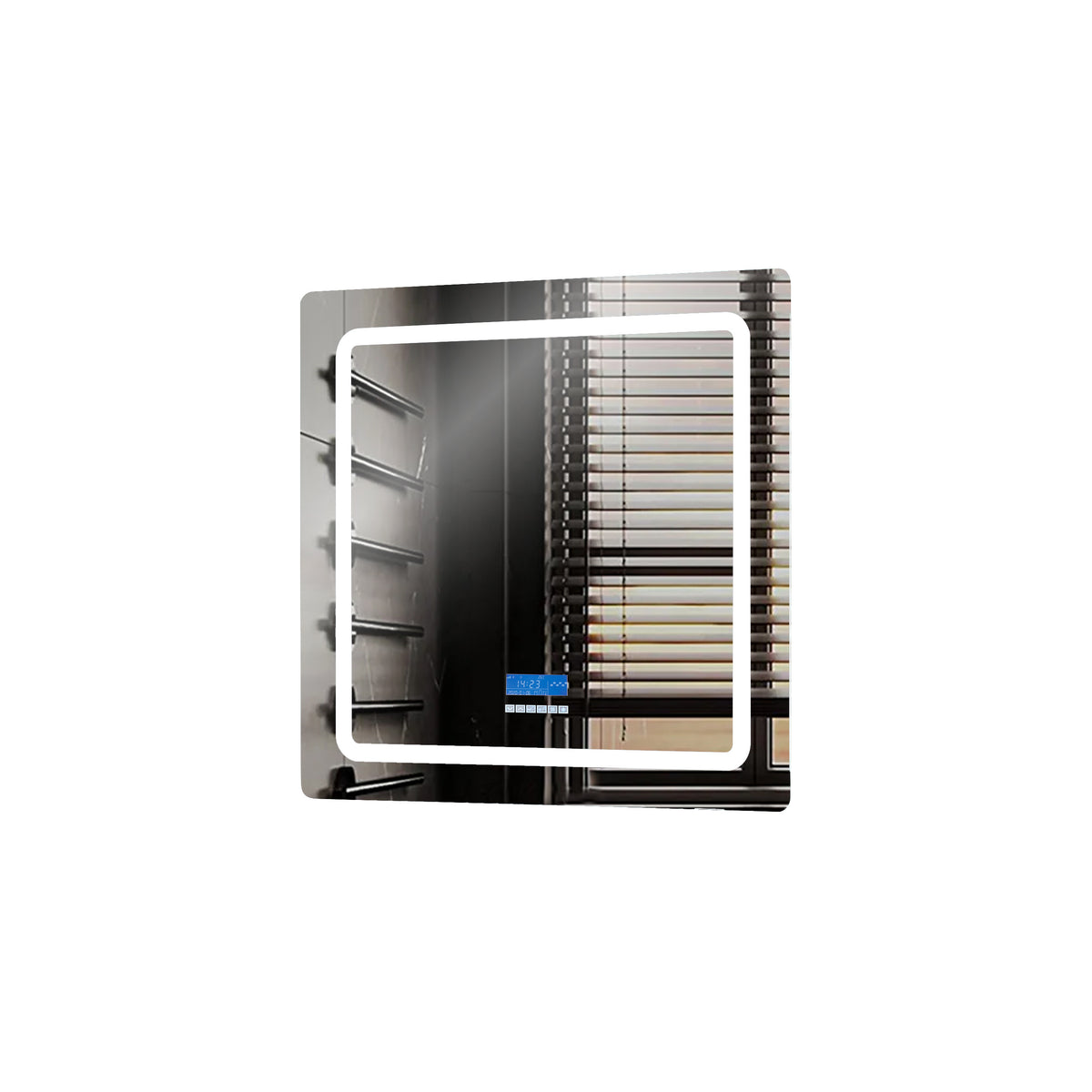 Lexora Caldona 36 in. W x 32 in. H LED Bathroom Vanity Mirror