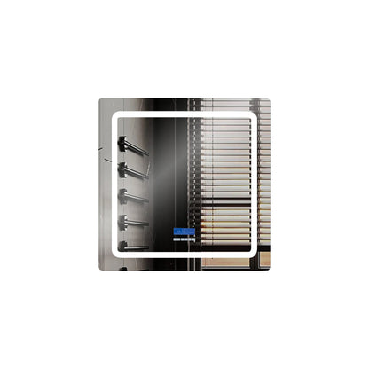 Lexora Caldona 36 in. W x 32 in. H LED Bathroom Vanity Mirror