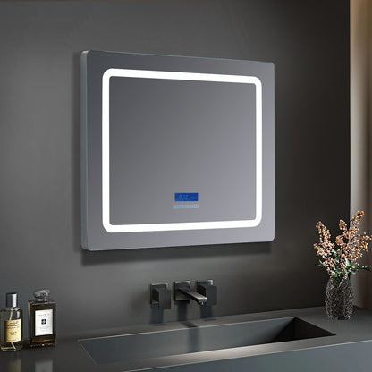 Lexora Caldona 36 in. W x 36 in. H LED Bathroom Vanity Mirror
