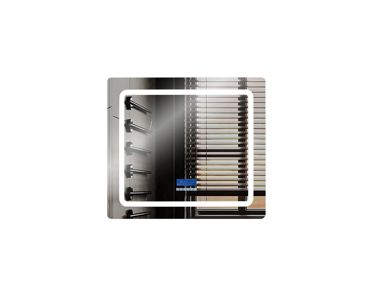 Lexora Caldona 36 in. W x 36 in. H LED Bathroom Vanity Mirror