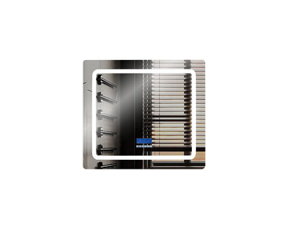 Lexora Caldona 36 in. W x 36 in. H LED Bathroom Vanity Mirror