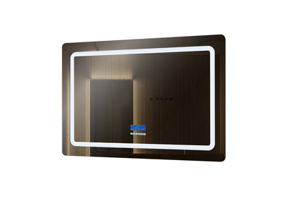 Lexora Caldona 48 in. W x 32 in. H LED Bathroom Vanity Mirror