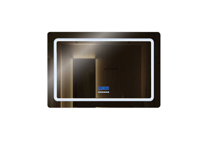 Lexora Caldona 48 in. W x 32 in. H LED Bathroom Vanity Mirror