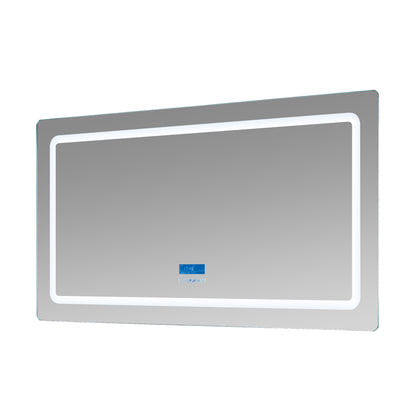 Lexora Caldona 60 in. W x 32 in. H LED Bathroom Vanity Mirror