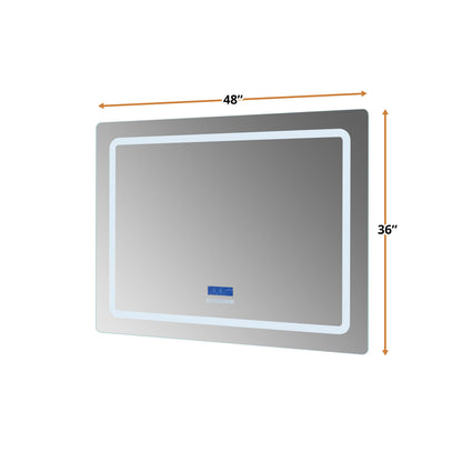 Lexora Caldona 60 in. W x 36 in. H LED Bathroom Vanity Mirror
