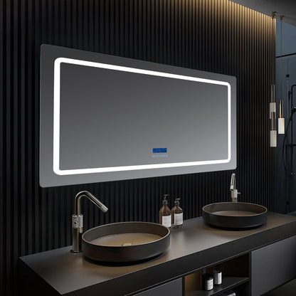 Lexora Caldona 60 in. W x 36 in. H LED Bathroom Vanity Mirror