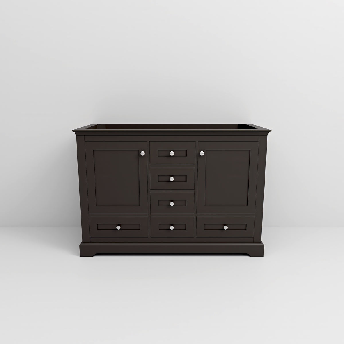 Lexora Dukes 48 in. Espresso Double Sink Bath Vanity