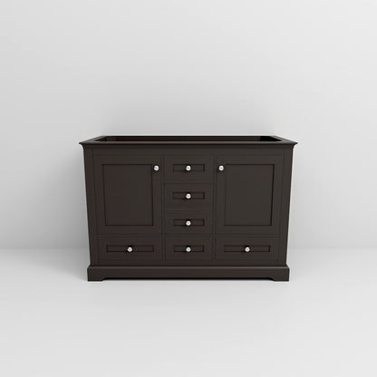 Lexora Dukes 48 in. Espresso Double Sink Bath Vanity