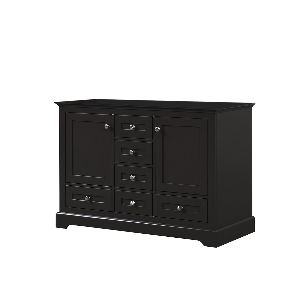 Lexora Dukes 48 in. Espresso Double Sink Bath Vanity