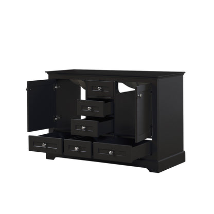 Lexora Dukes 48 in. Espresso Double Sink Bath Vanity