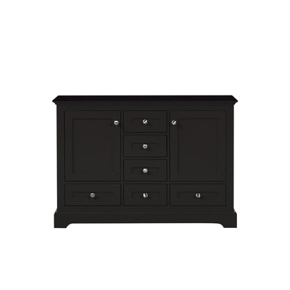 Lexora Dukes 48 in. Espresso Double Sink Bath Vanity
