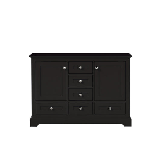 Lexora Dukes 48 in. Espresso Double Sink Bath Vanity