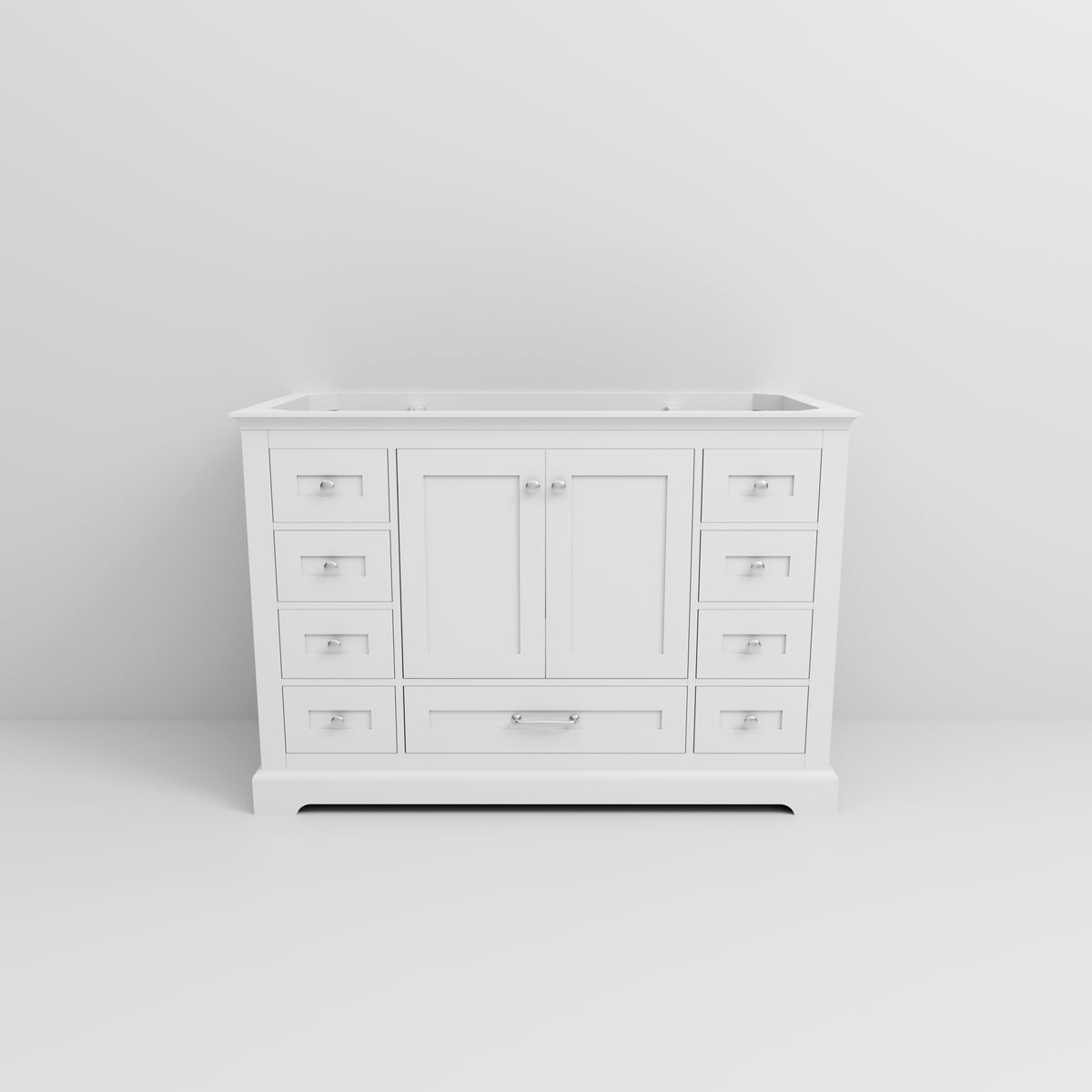 Lexora Dukes 48 in. White Single Sink Bath Vanity