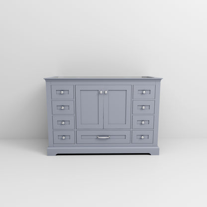 Lexora Dukes 48 in. Dark Grey Single Sink Bath Vanity