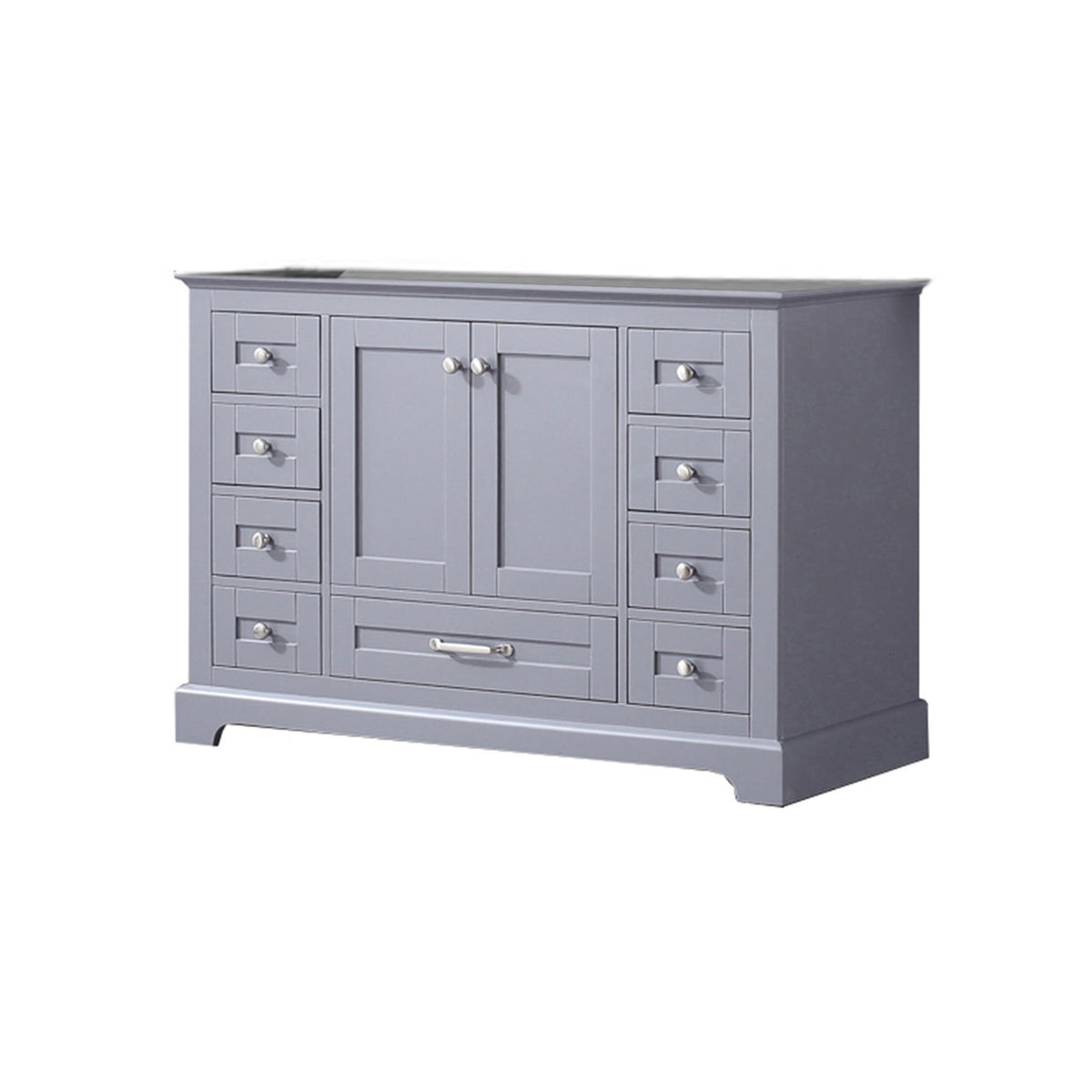 Lexora Dukes 48 in. Dark Grey Single Sink Bath Vanity