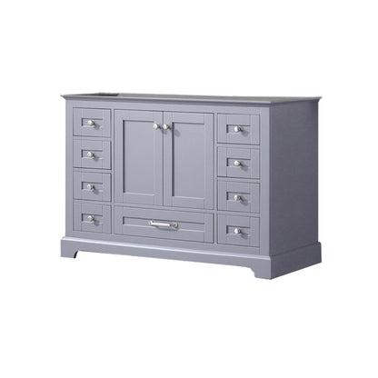Lexora Dukes 48 in. Dark Grey Single Sink Bath Vanity