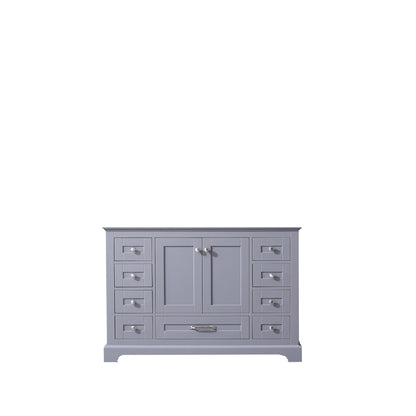 Lexora Dukes 48 in. Dark Grey Single Sink Bath Vanity