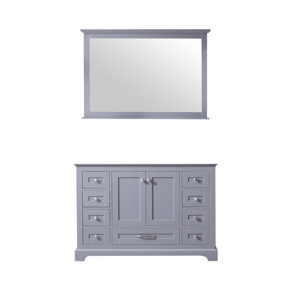 Lexora Dukes 48 in. Dark Grey Single Sink Bath Vanity