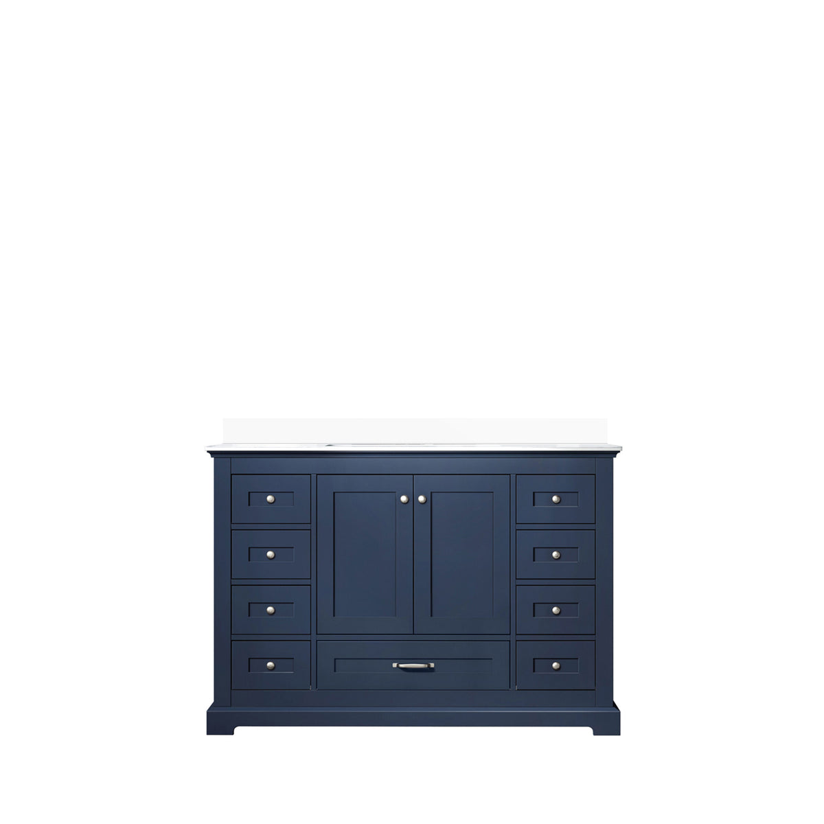 Lexora Dukes 48 in. Navy Blue Single Sink Bath Vanity