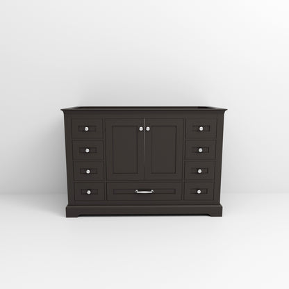 Lexora Dukes 48 in. Espresso Single Sink Bath Vanity