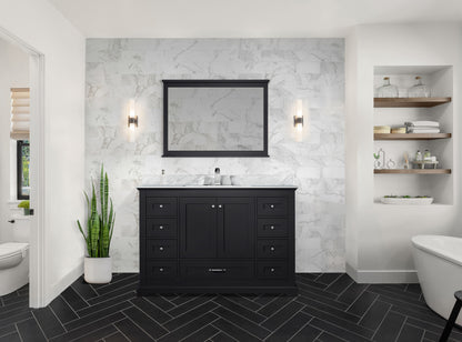 Lexora Dukes 48 in. Espresso Single Sink Bath Vanity