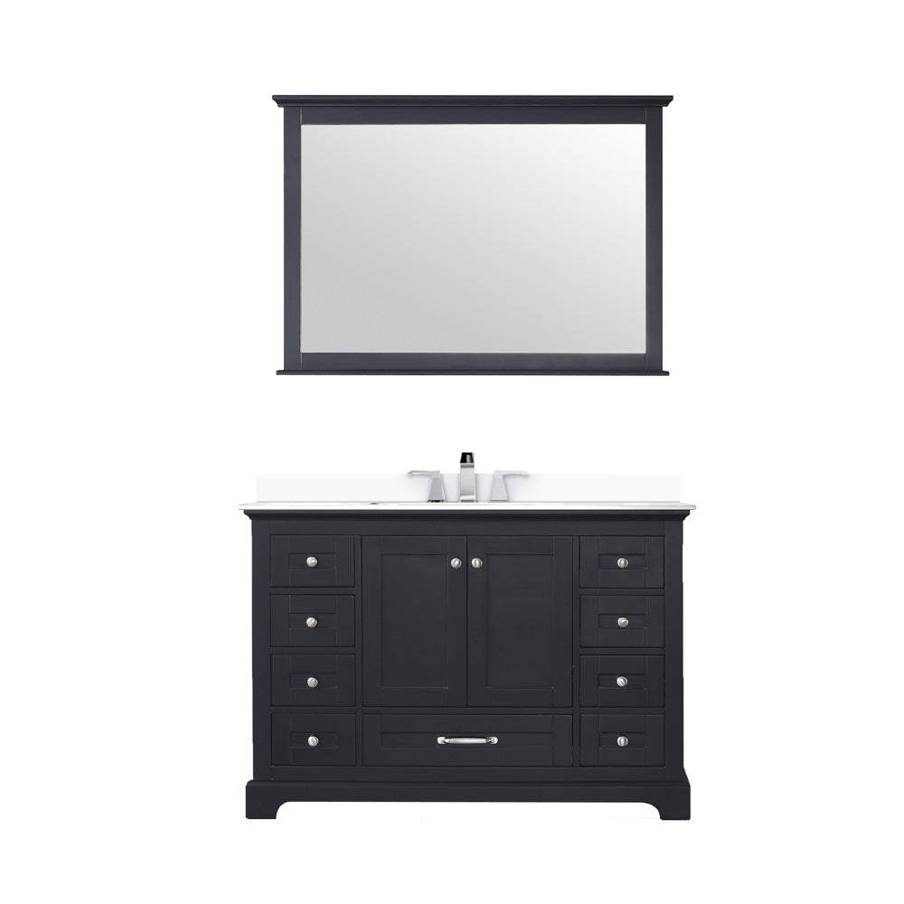 Lexora Dukes 48 in. Espresso Single Sink Bath Vanity