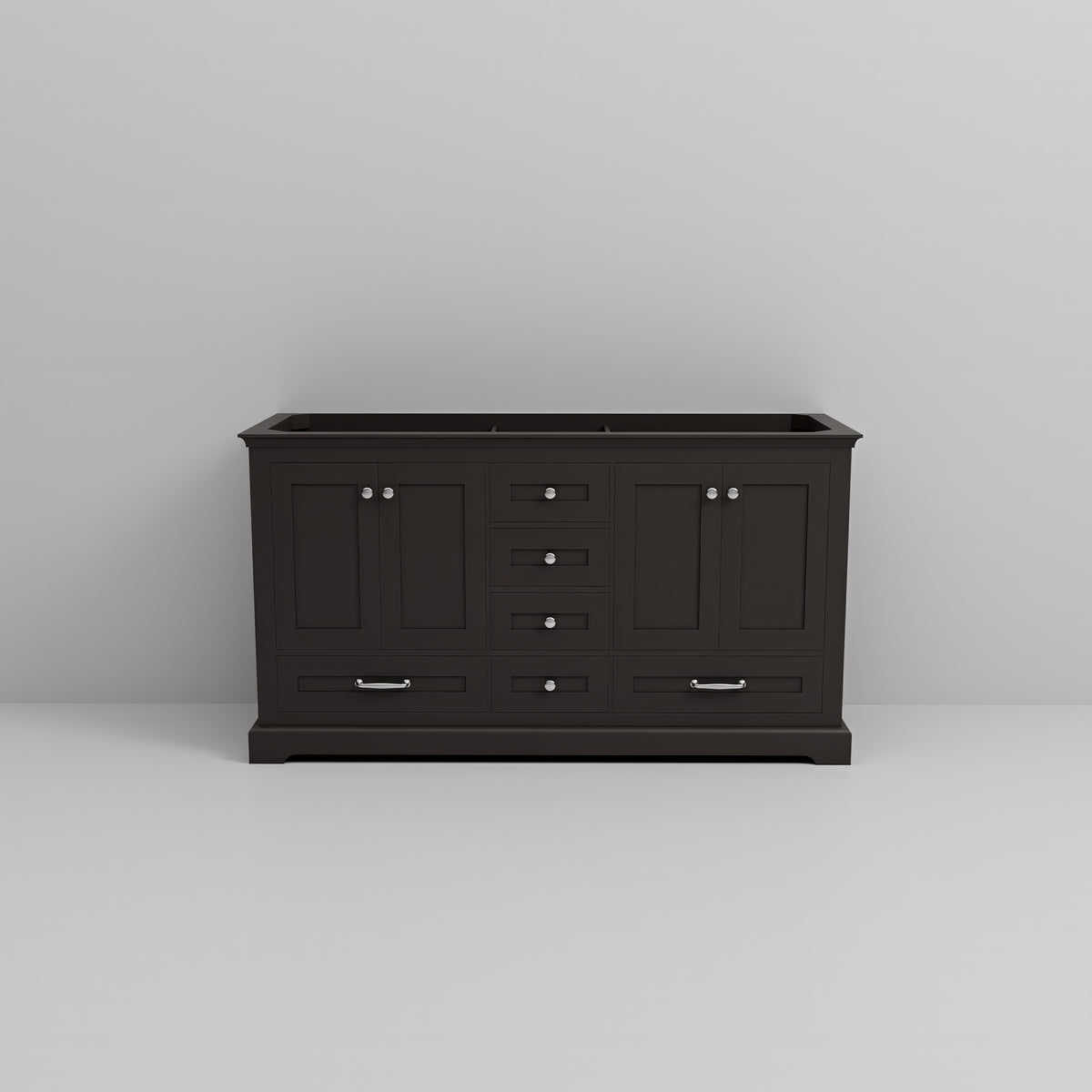 Lexora Dukes 60 in. Espresso Double Sink Bath Vanity
