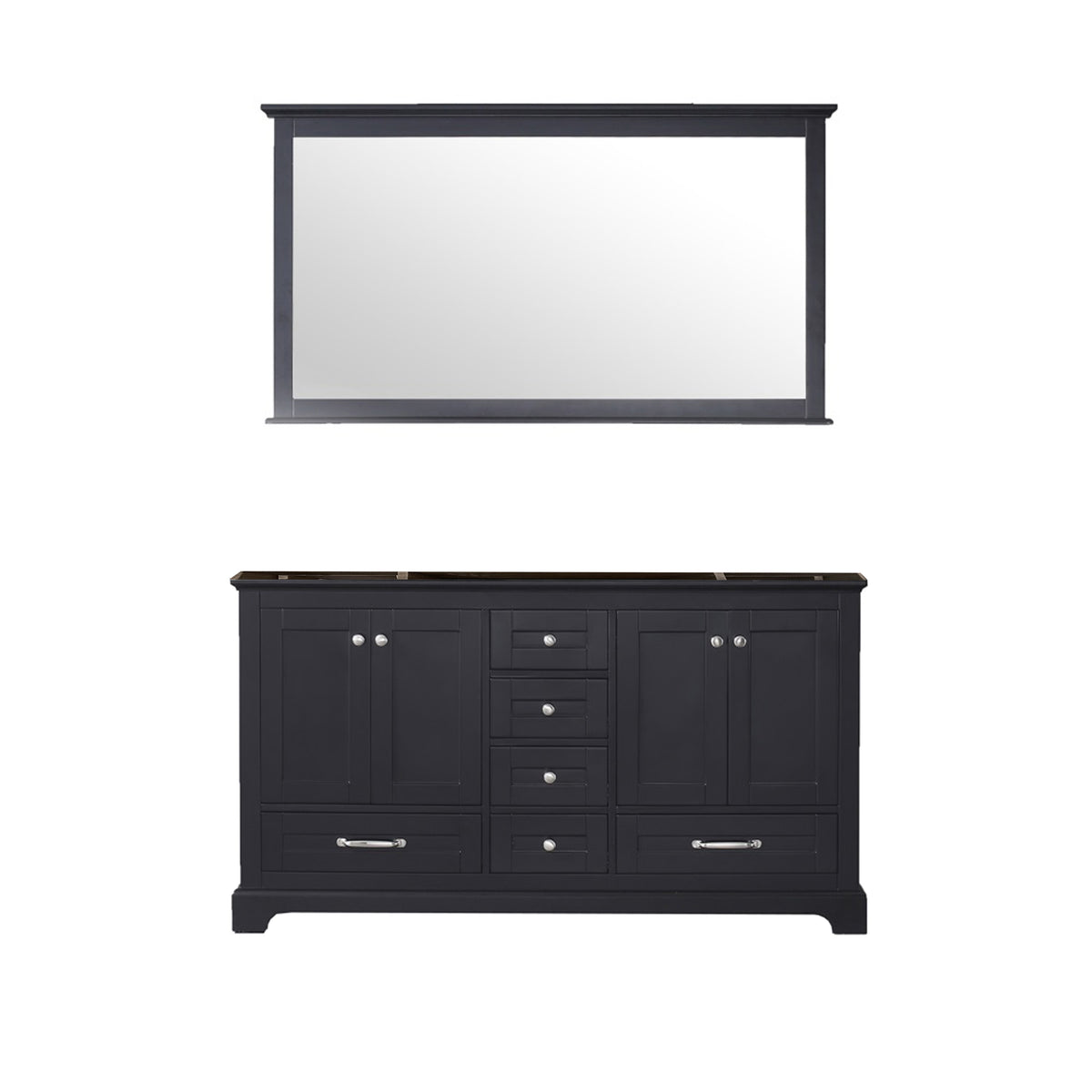 Lexora Dukes 60 in. Espresso Double Sink Bath Vanity