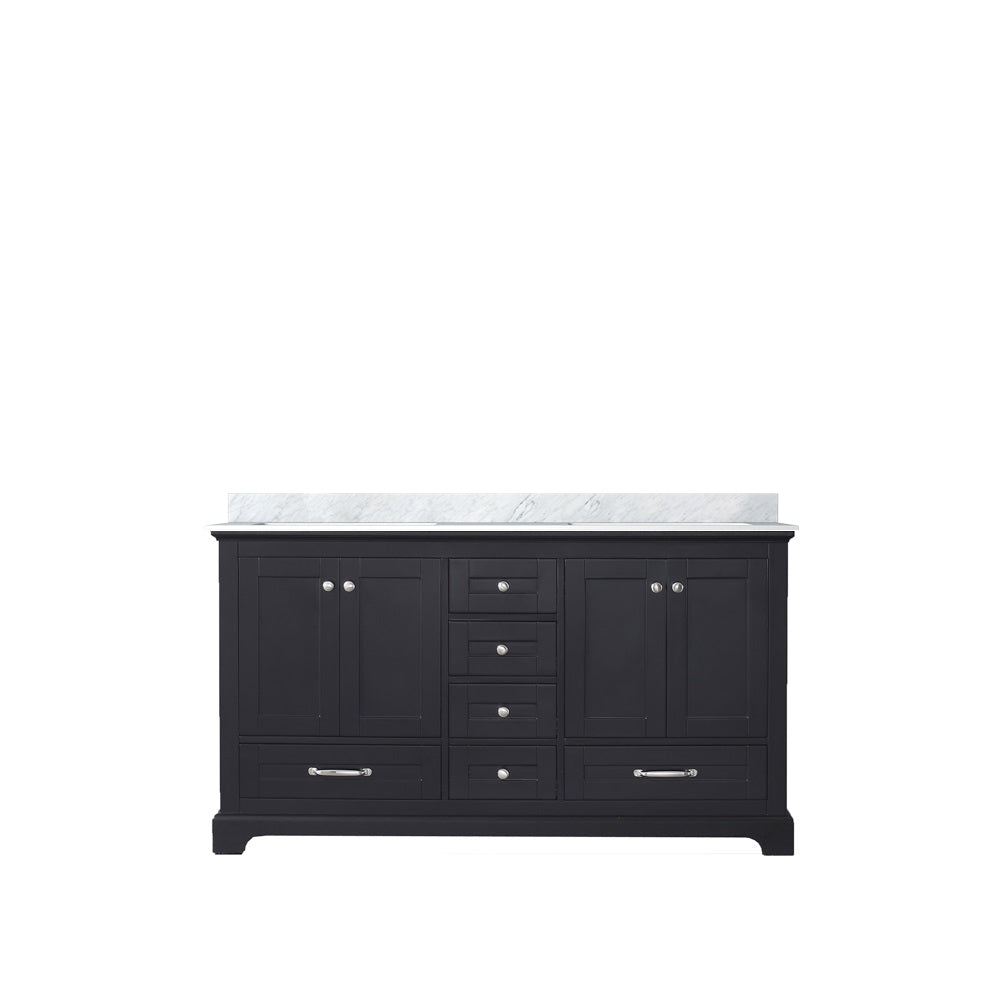 Lexora Dukes 60 in. Espresso Double Sink Bath Vanity